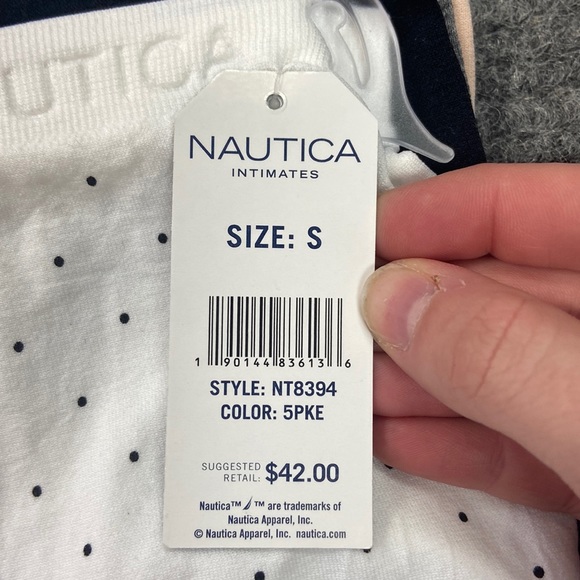 Nautica Intimates Women’s High-Waisted Briefs 5-Pack (2380) - Picture 4 of 4